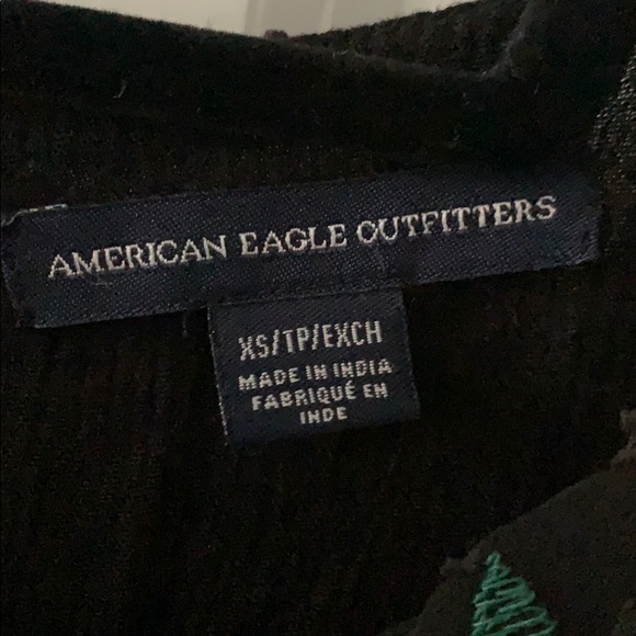 American eagle flower mesh top - Picture 3 of 5